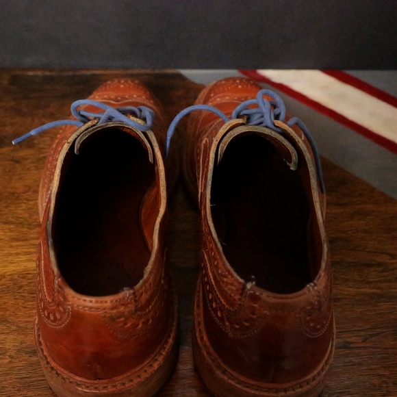 Allen Edmonds Wingstop McTavish Oxford Wingtip Brown Leather Shoes US Men's 10 D - Picture 4 of 6